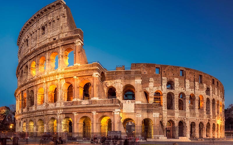 Rome Colosseum by Night