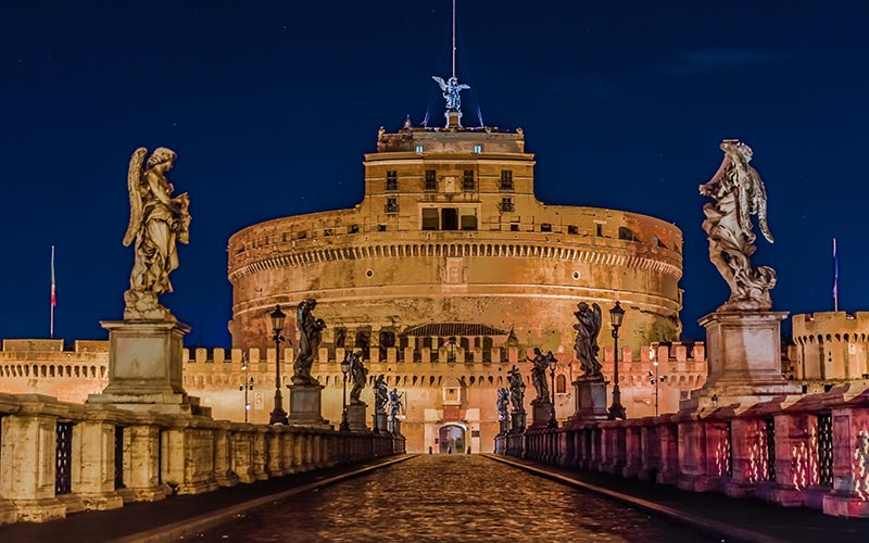 Rome by Night: St. Angel's Castle