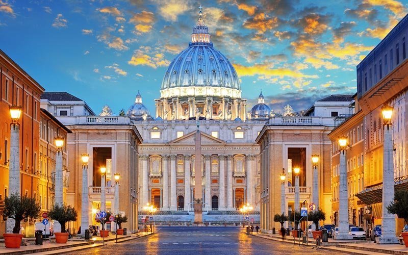 Rome by Night: St. Peter's Square
