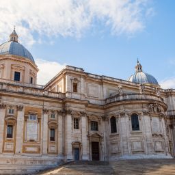 Rückseite der Basilika Santa Maria Maggiore in Rom